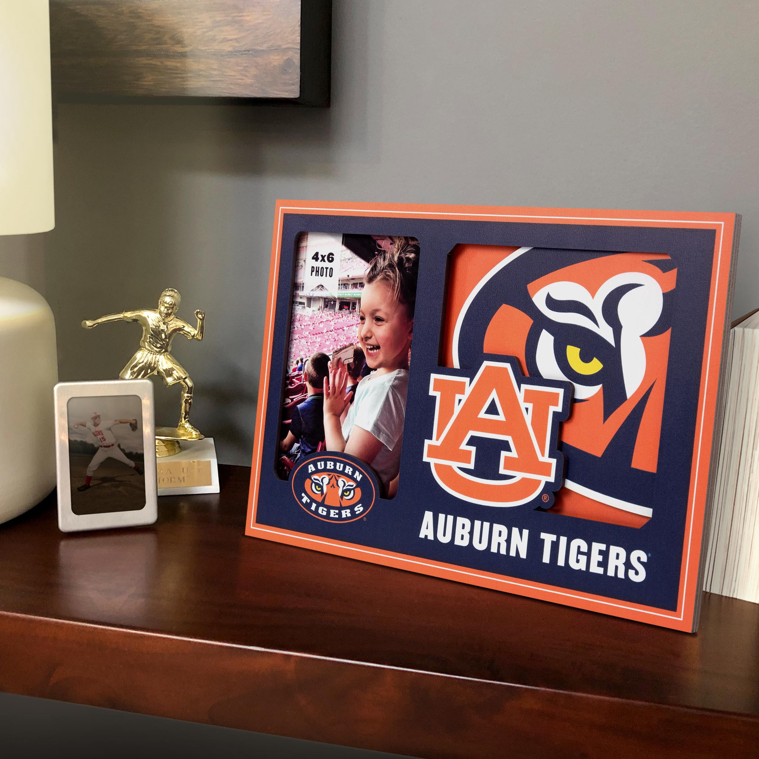 Auburn Tigers 3D Logo Picture Frame