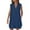 Navy, variant on Gspmoly Summer Dress, Women'S Casual European and New Women'S Shirt with V-Neck Solid Color Beach Sun Protection Dress Sleeveless V-Neck Knee Length Dress Cocktail Dress Prime Deals