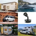 thumbnail image 6 of 2pcs/pack Black Aluminum DC24V 12V Touch Dimmable RV LED Reading Light Fixture with USB Port 3000K 6000K Boat Yacht Wall Lamp, 6 of 6