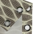 thumbnail image 4 of Ambesonne Grommet Curtain, , 50"x96", Taupe and Grey Yellow, 4 of 5