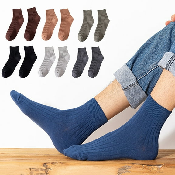 Mens Multi-Pack Cotton Socks Ankle Thin Breathable Summer Comfort Low Cut Socks, 8 Pairs