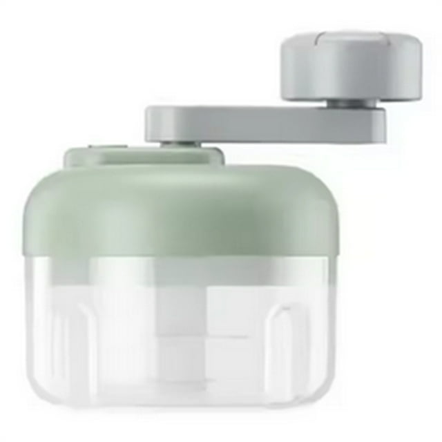 Cortadora de Verduras Multifuncional, Procesador de Alimentos Pequeño con Manivela, Picadora de Alimentos, Herramienta para Picar , Utensilios de Cocina, B 100 Ml