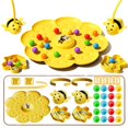 thumbnail image 1 of Childrens Honeybee Pollination Magnetic Toy Early Game Magnetic Toy Fishing Learning, 1 of 8