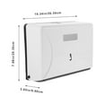 thumbnail image 6 of Touchless Paper Towel Wall Dispenser Paper Towel Wall Mount Dispenser for Bathroom Kitchen Office, 6 of 8
