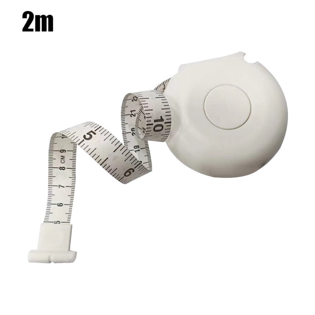 White Retractable Body Measurements Accurate Body Measurements Body Measurements Noise Elimination Design Body Measurements