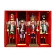 thumbnail image 3 of Pequeño Cascanueces Estatuilla Marioneta Decorativa Regalo Artesanía Juguete Cascanueces Marioneta Estatua, para Mesa de Navidad Suministros Yuyangstore Figurita de Cascanueces, 3 of 8