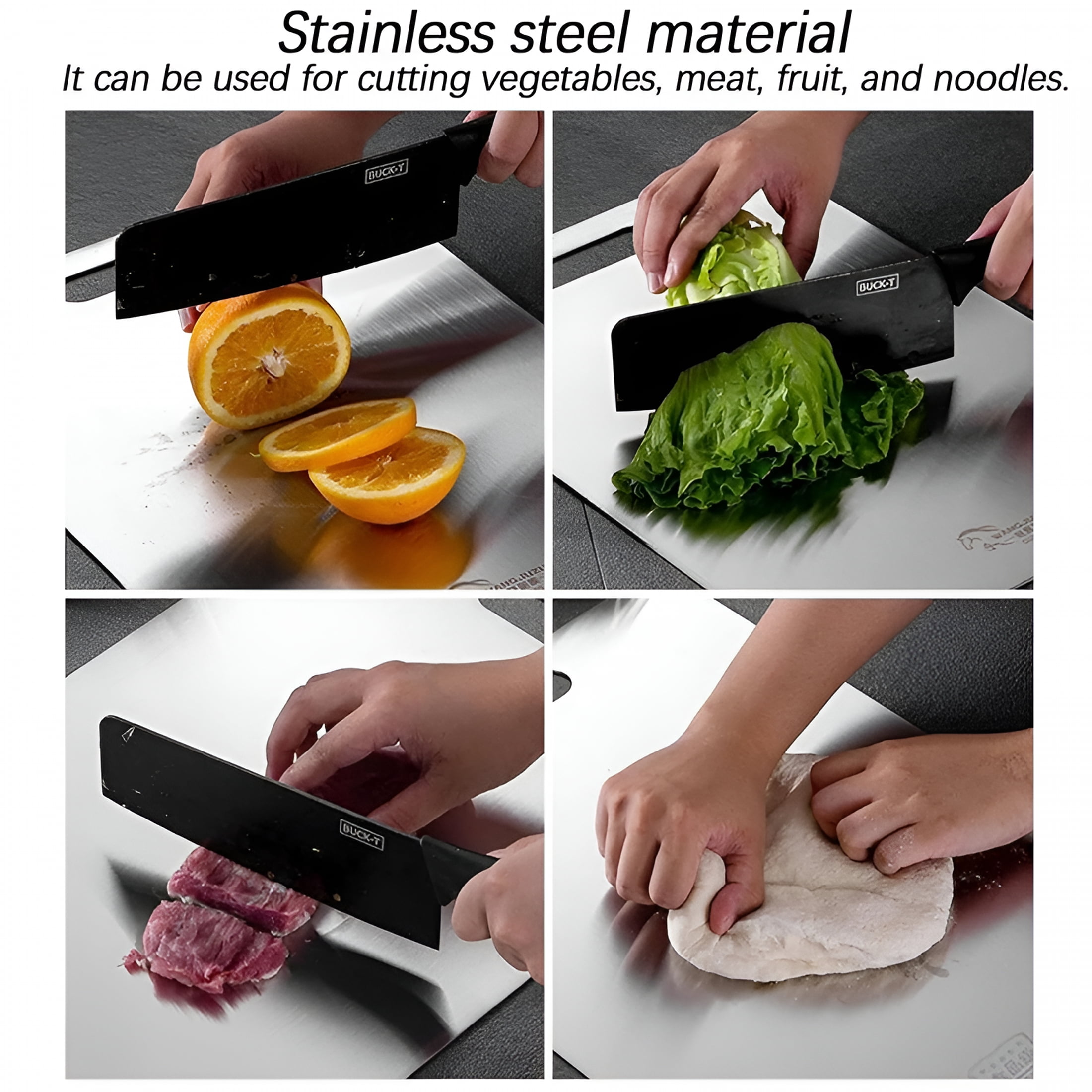 ACDANC 2026 New Cutting Board,Titanium Cutting Board for Kitchen for Home,Restaurant,Picnic Double-Sided Pure Cut for Meat,Vegetables & Fruit,Cutting Mat,Easy to Store (15.3 X 9 In)