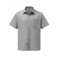 thumbnail image 3 of LilyLLL Mens Buttons Down Shirts Short Sleeve Collared Cotton Linen Pocket Tops, 3 of 4