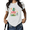 White, variant on White Print Tshirt Graphic Tees Shirts Cute Frog Aesthetic Casual S 5XL Tops
