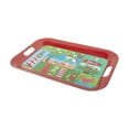 thumbnail image 3 of Contemporary Home Living Set of 4 Red and Green Rectangular Christmas Trays 15", 3 of 4