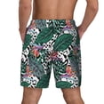 thumbnail image 4 of Goofa Tropical Leaves Printed Men's Swim Trunks Board Shorts Quick Dry Mens Swimming Trunks with Compression Liner,Breathable Fit Hawaii Beach Shorts-X-Large, 4 of 9