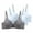 Gray, variant on 3 Pack Women's Underwire Bra, Push up Deep V Bras, Full-Cup Support Lifting Bra with Adjustable Straps