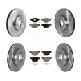 thumbnail image 1 of Transit Auto Front Rear Disc Brake Rotors and Ceramic Pads Kit (6Pc) for Car BMW 535i GT xDrive 740Li 740i ActiveHybrid 7 K8T-103938, 1 of 11