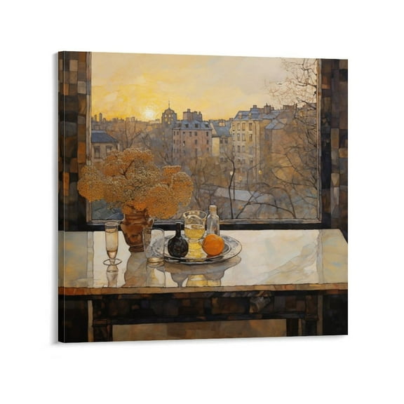 Canvas Wall Art for Living Room Oil Painting Kaoru Yamada Canvas Wall Art Gifts Canvas Painting Poster Wall Art Decorative Picture Prints Modern Decor 12x12inch(30x30cm)