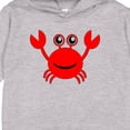 thumbnail image 3 of Inktastic Cute Red Crab Toddler Hoodie, 3 of 4