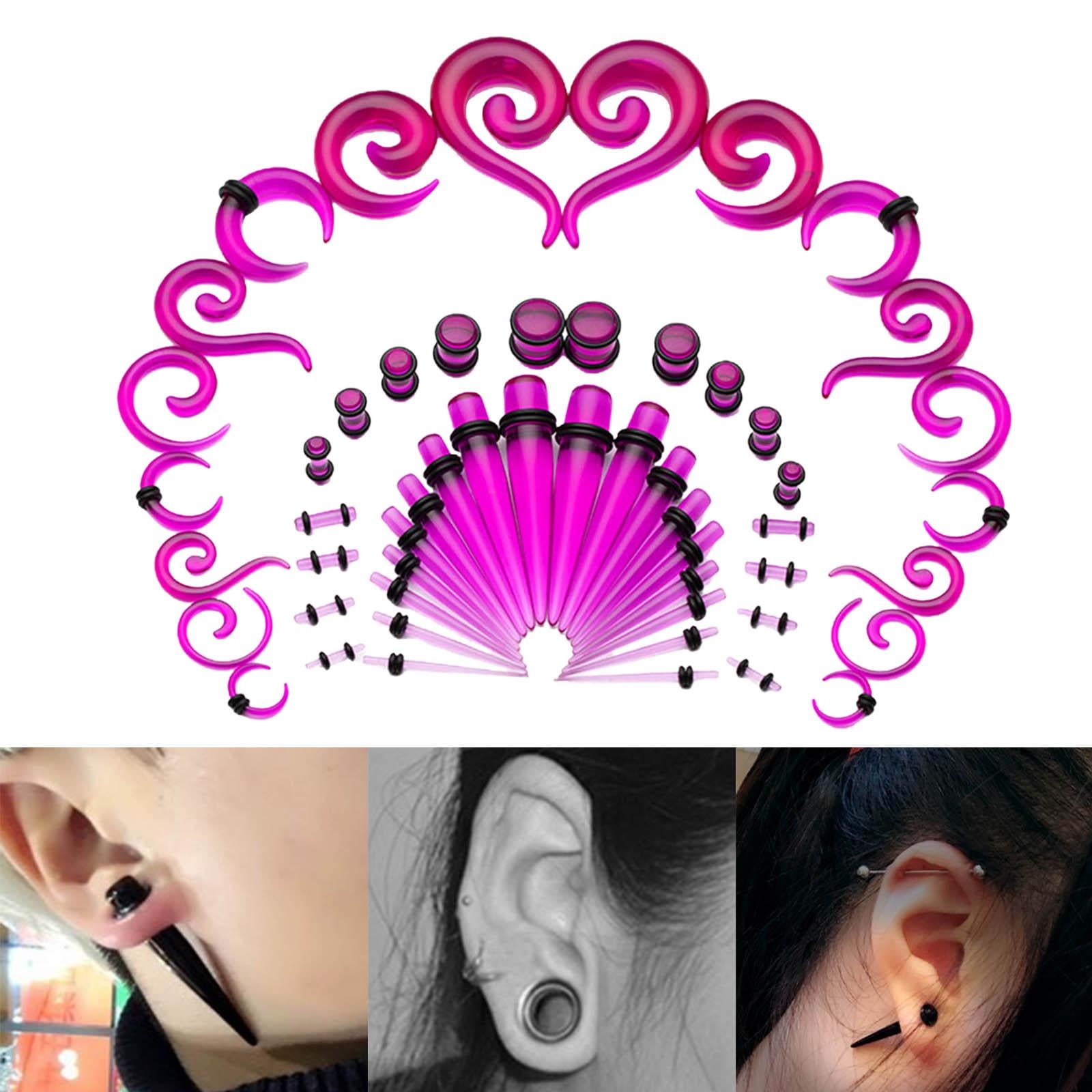 2PCS Stainless Steel Sunflower Ear Tunnels / Plugs - Multiple Sizes Available For Stretched Ears