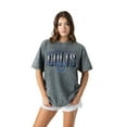 thumbnail image 3 of Women's Gameday Couture Gray Indianapolis Colts Peak Performance Oversized Snow Wash T-Shirt, 3 of 6