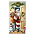thumbnail image 1 of SDNall Outside Christmas Decorations, Christmas Door Decorations, Christmas Party Decorations, Christmas Door Cover Decoration Christmas Door Cover Door Hanging Party Decoration Door Cover Tapestry, 1 of 6