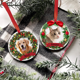 thumbnail image 2 of Adorno navideño personalizado para mascotas, adorno navideño con foto de perro y gato, retrato de gato, regalo con nombre, 2 of 5