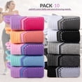 thumbnail image 6 of COOPLUS Women's Ankle Socks 10 Pairs, Cushioned Breathable Mesh Arch Support Low Cut Athletic Running Socks, 6 of 8