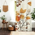 thumbnail image 5 of Autumn Leaf Shower Curtain, Vintage Botanical Art for Woodland Bathroom Decor, Fall Decor, Bathroom Accessories, Seasonal Home Decoration, Thanksgiving Gift, 5 of 5