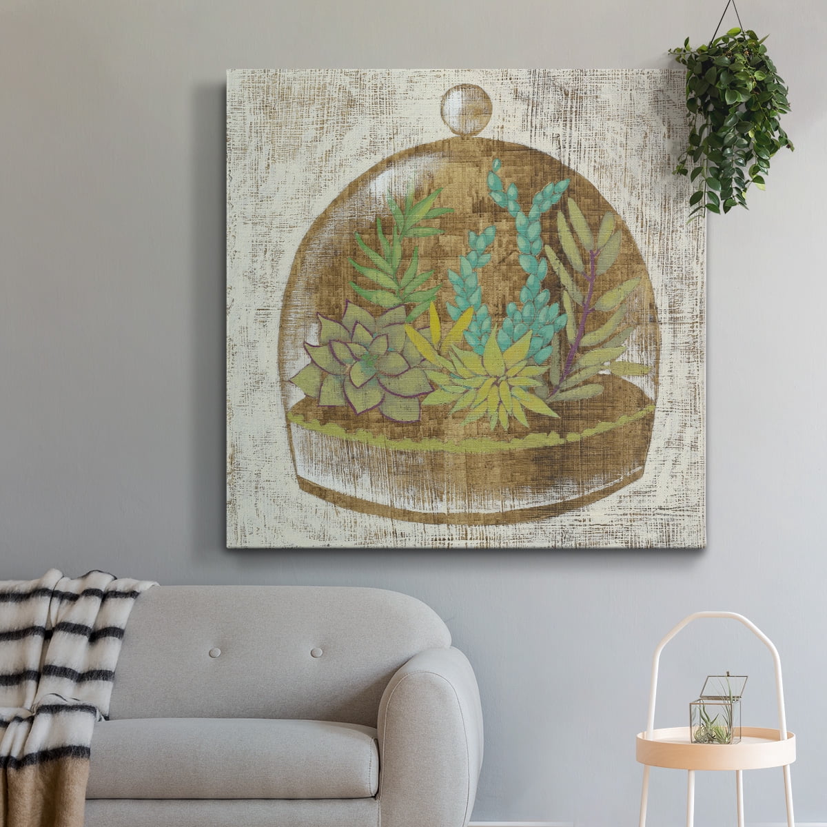 Wexford Home Glass Garden I-Premium Gallery Wrapped Canvas, 24" x 24" - Ready to Hang