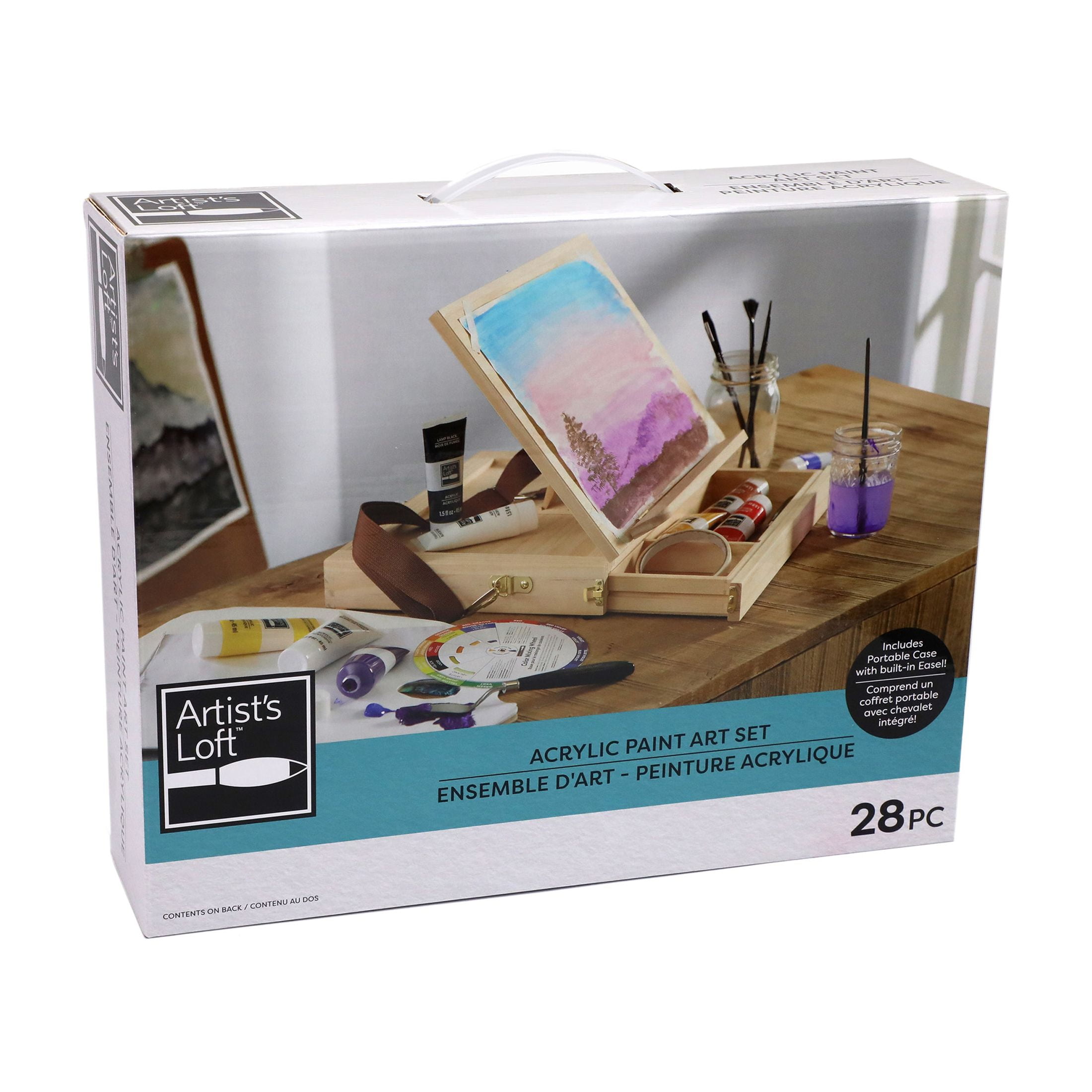 Acrylic Paint Art Set by Artist's Loft - Art Set for Drawing - Painting - Coloring - Arts & Crafts - 1 Pack