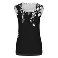 thumbnail image 4 of Puntoco Camisetas sin mangas ajustadas para mujer Camiseta sin mangas con estampado de mujer Camiseta sin mangas holgada, 4 of 5