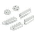 thumbnail image 4 of Bezel 6pcs Auto  Adjustment Button Cover Trim Aluminium Alloy Fit for  Model 3/Y/X/S, 4 of 8