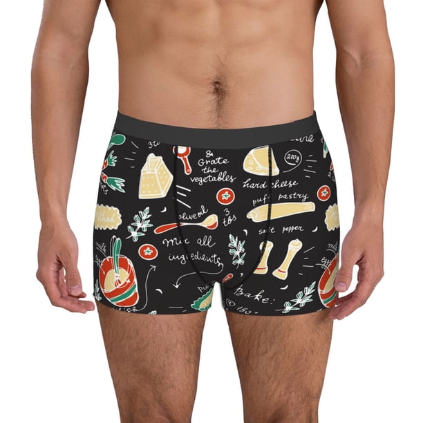 Fotbe Vegetable Quiche Calzoncillos Tipo Boxer con Bolsa de Soporte Total para Hombre, X-Temp Fresco, Transpirable y de Secado Rápido-Medium
