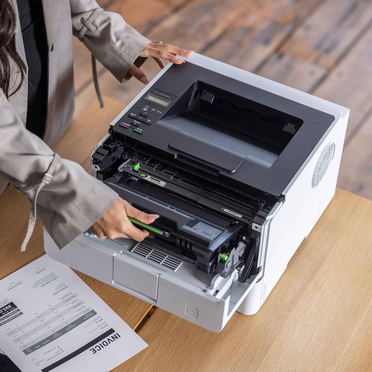 Brother HL-L5210DW Business Monochrome Laser Printer photo 7