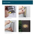 thumbnail image 2 of Lámpara De Pared Led Cob Moderna, Luz De Pared Led, Lámpara De Pared De Aluminio Impermeable Ac 85-265V Para Interior, Exterior, Patio, Jardín, Porche, Pasillo Scienceny HA024204-01, 2 of 6