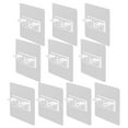 10Pcs Shelf Support Peg Self Adhesive Shelves Clips Strong Partition