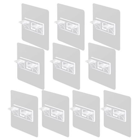 

Mewcaen Home Tools 10Pcs Shelf Support Peg Self Adhesive Shelves Clips Strong Partition Pin Shelf Support Peg Clear Cabinet Shelf Clips For Kitchen Cabinet Book Shelves Closet Brackets Clapboard Laye