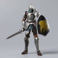 thumbnail image 3 of Figura de acción prepintada de plástico sin escala de Figma Demon's Souls Fluted Armor, 3 of 5