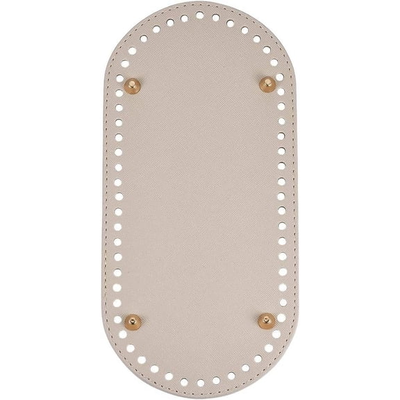 PH 1pc Crochet Bag Bottom Oval Long Crochet Shaper Base 9.8 x 4.7" Oval Purse Bottom Bag Cushion Base with Holes for Handbag DIY Shoulder Bags Tote Bag Crossbody Bag Knitting for DIY