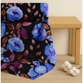 thumbnail image 4 of Soimoi Cotton Poplin Fabric Flower & Leaves Watercolor Print Fabric by Yard 56 Inch Wide, 4 of 7