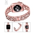 thumbnail image 5 of Gustave Bling Bracelet Bands Apple Watch Band 42mm 44mm Replacement Diamond Rhinestone Wristband Strap Compatible with iWatch Series SE 8 7 6 5 4 3 2 1 "Pink", 5 of 9