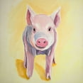 thumbnail image 2 of Atelier B Art Studio 20x20 Gold Ornate Wood Framed with Double Matting Museum Art Print Titled - SOLITARY PIG, 2 of 4