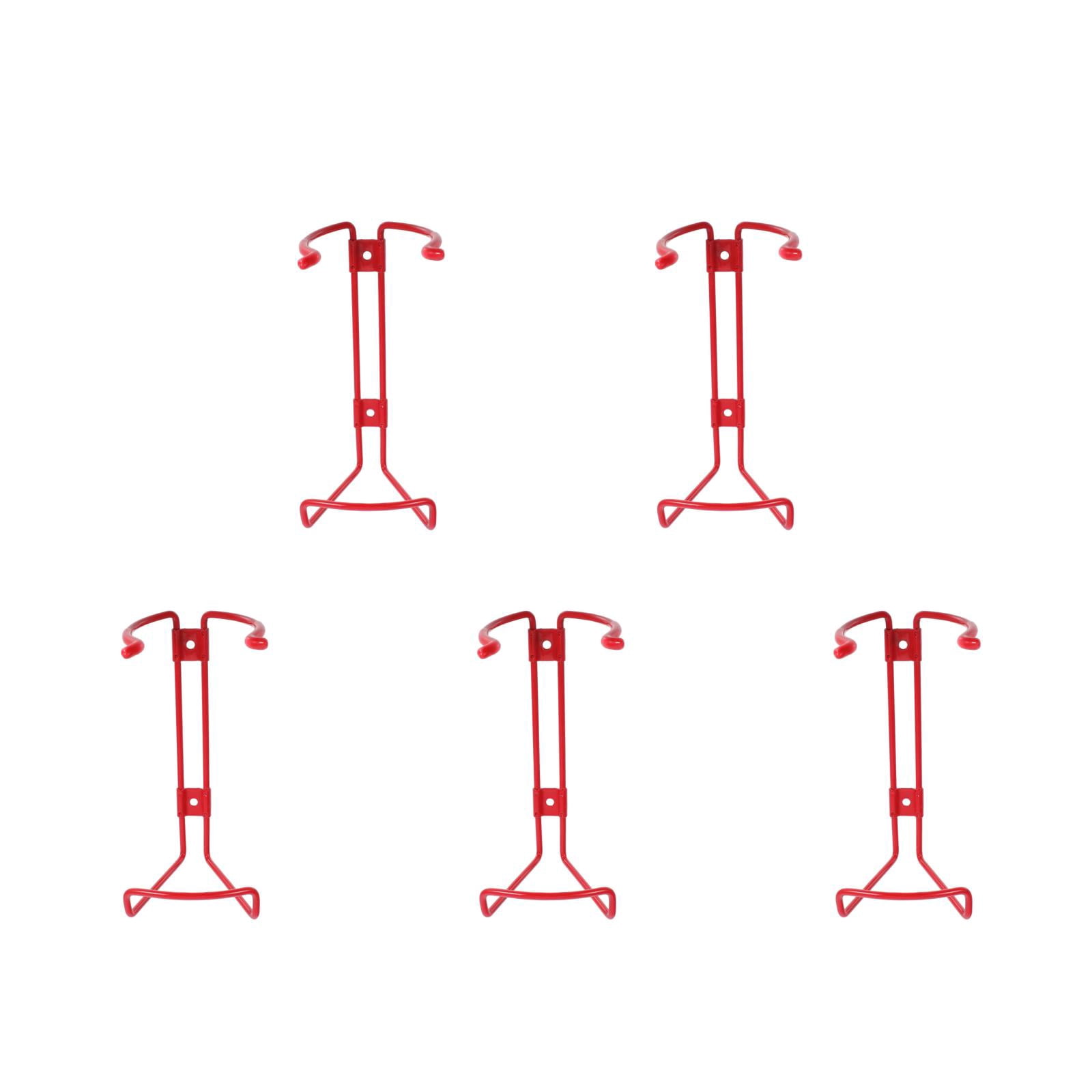 Raindrops 5-Pack Wall Mount Brackets, Iron Holders for Secure Storage and Easy Access (Small)