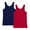 Angola Red/Navy, variant on Women's Tank Tops Cotton Undershirts Tanks Top Comfy Camis Base Layer 2-Pack