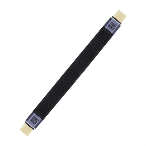 FVH 240W Type-C USB-C Male to Male USB4 40Gbps 100W 8K Flat Slim FPC Data Cable for Laptop Phone 13cm