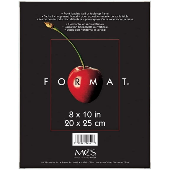 The ORIGINAL FORMAT FRONT-LOAD White 8x10 frame - 8x10