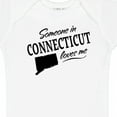 thumbnail image 4 of Inktastic Someone in Connecticut Loves Me Boys or Girls Baby Bodysuit, 4 of 5