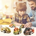 thumbnail image 5 of DINOBROS Dinosaur Pull Back Cars for 3 4 5 6 7 Year Old Boys and Girls 6 Pack Dino Toys Gifts for Toddlers, 5 of 9