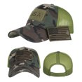 thumbnail image 6 of Taluosi American Flag Camouflage Baseball Cap Outdoor Men Adjustable Sun Mesh Peaked Hat, 6 of 8
