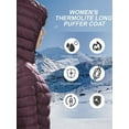 thumbnail image 5 of Off Road Ventures Women's Lightweight Puffer Jacket Hooded Water-Resistant Windproof Quilted Puffer Coat Outwear, 5 of 7