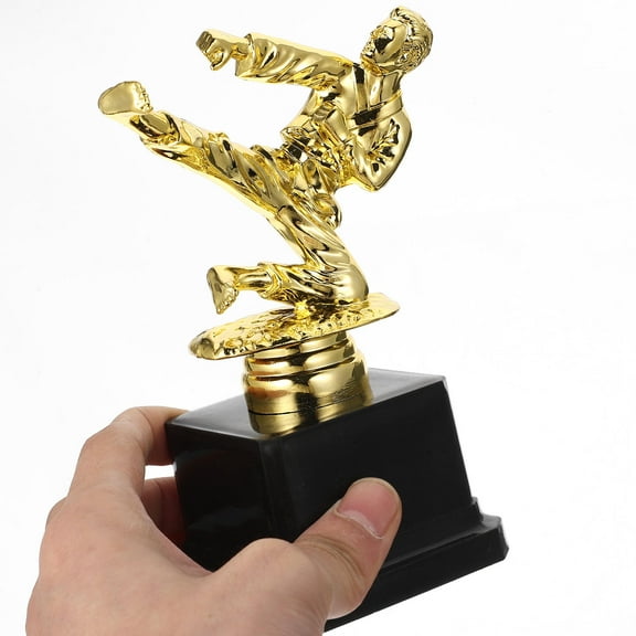 HAMPPLIES 1Pcs Golden Martial Arts Trophy Winner Trophy For Competitions