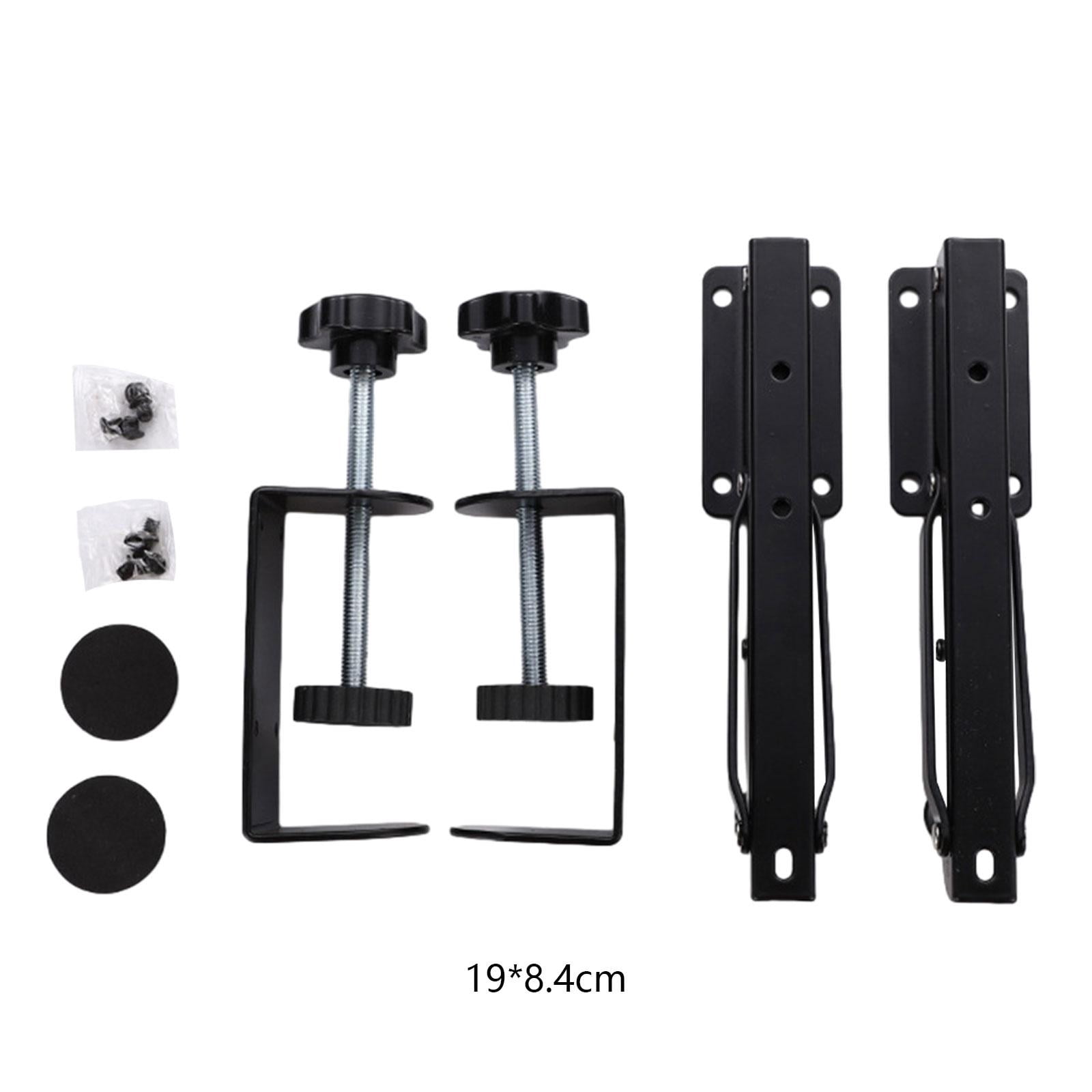 Rushawy Keyboard Tray Clamp Mount 0.5-9.5cm Adjustable Height Computer Drawer for Typing