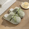 thumbnail image 1 of Zapatillas de algodón para mujer, otoño e invierno, para interior del hogar, antideslizantes, cálidas, para parejas, zapatillas de algodón de felpa para hombre, 1 of 6